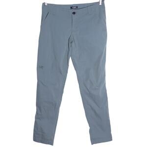 ARC'TERYX Camden Chino Pants Sage Green Mid Rise Cotton Blend Women's 10